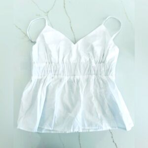 Banana Republic Cotton Poplin Camisole White M